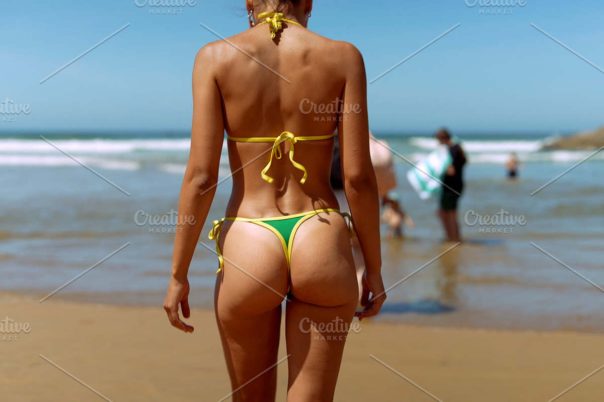 Green Bikini Beach Photos, a Beauty & Fashion Photo by Tekso (Photo 2 of 6)