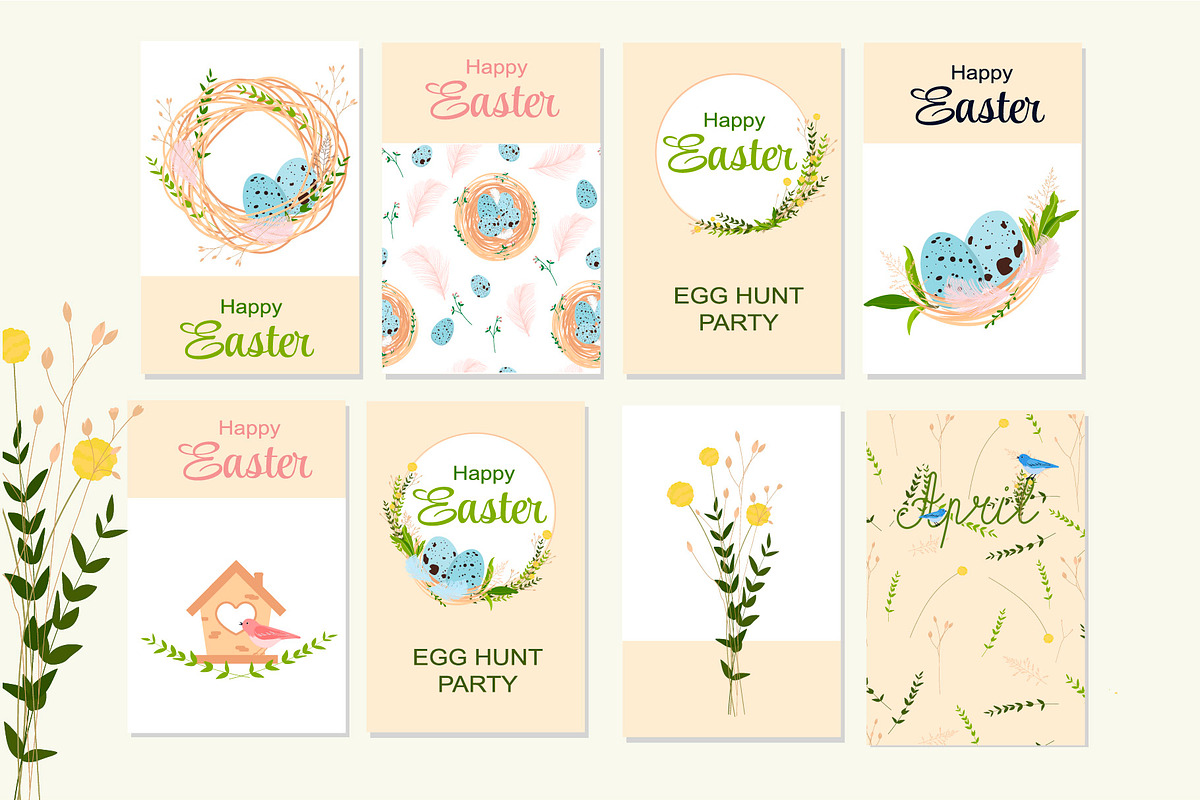 Happy Easter Spring, an Illustration by MariiaVasilenko (Photo 4 of 4)