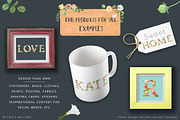 Floral Alphabet - Morning Flowers, a Decorative Illustration by Lisa's Balcony (Thumbnail 3 of 5)