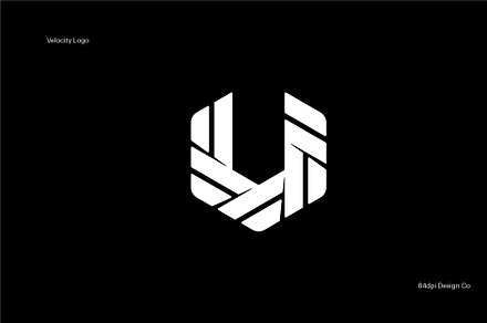 V is for Velocity Logo