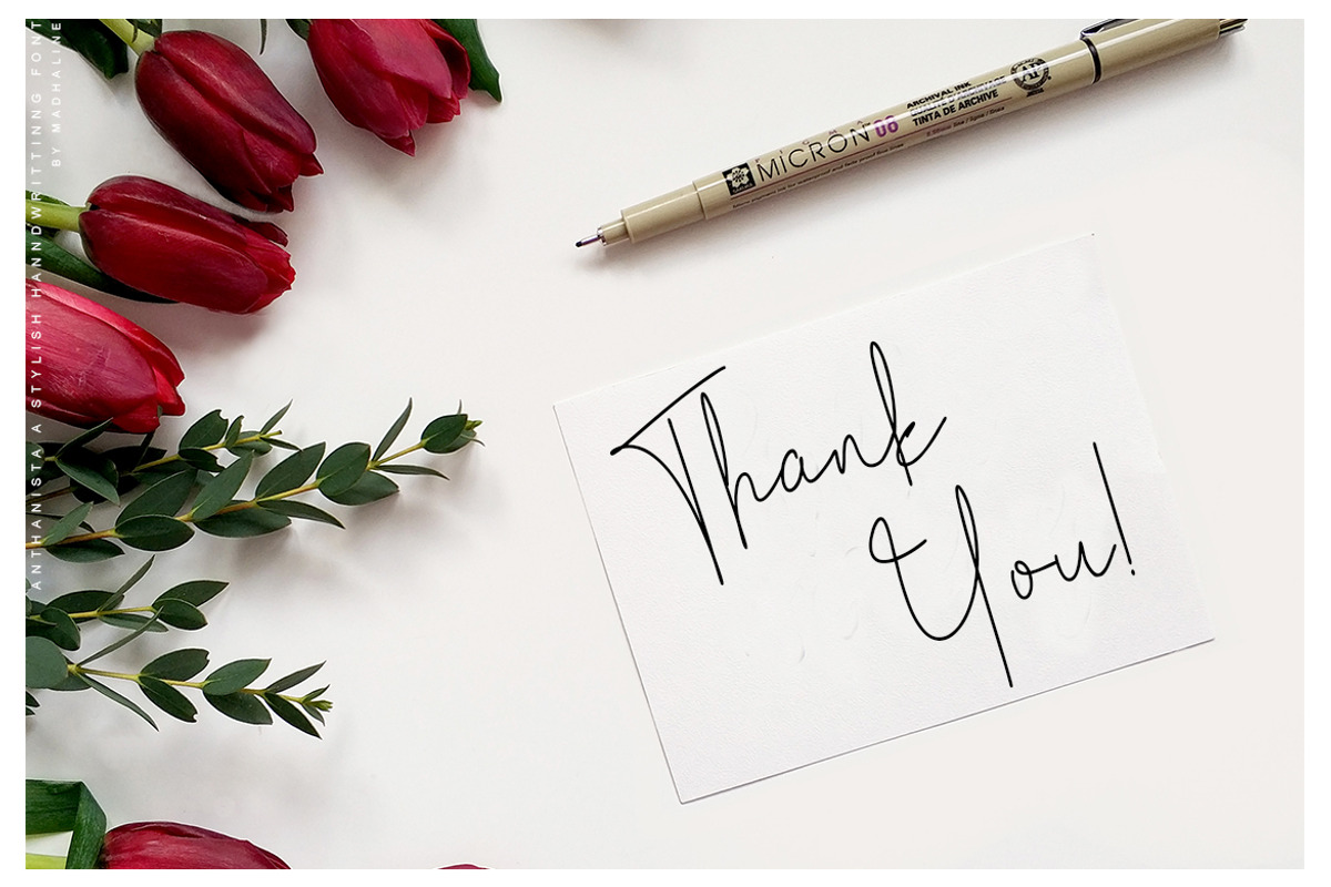 Anthanista | 3 Stylish Handwritten, a Script Font by Madhaline Studio (Photo 15 of 16)