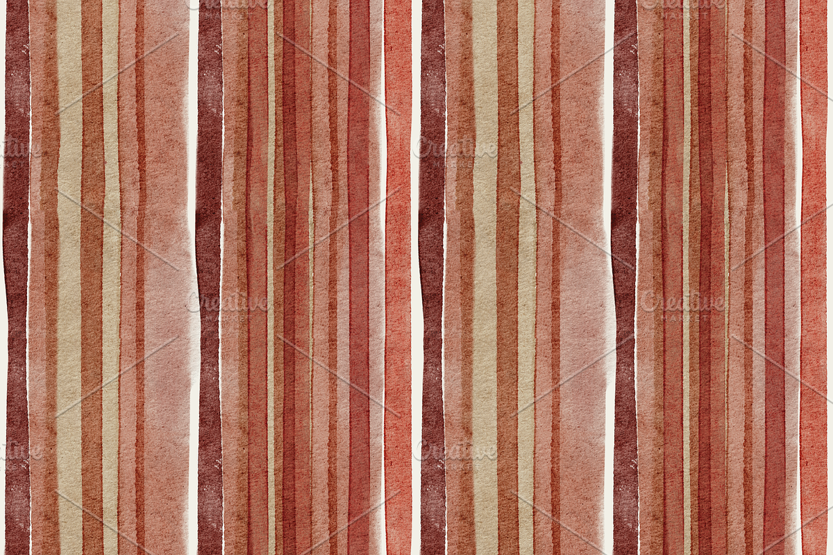 Stripes & Checks in Watercolour., a Pattern Graphic by Maria Budarkiewicz (Photo 7 of 8)