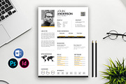 Infographic Resume Template, a Resume Template by Abdul Studio (Thumbnail 1 of 5)