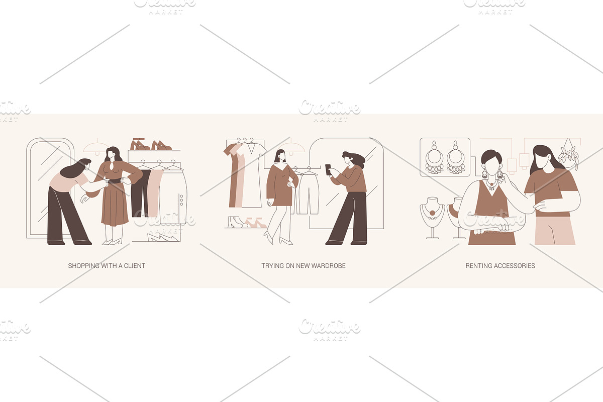 Shopping assistant isolated cartoon, a Person Illustration by Visual Generation