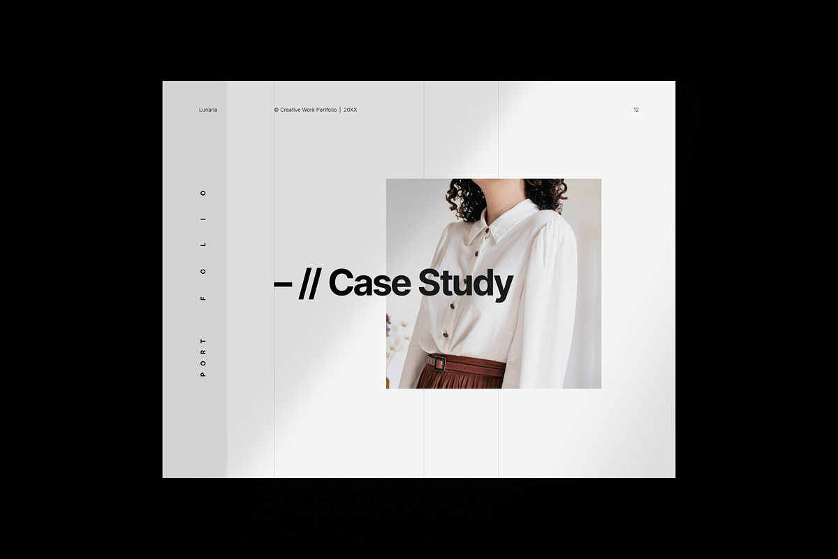 Graphic Designer Portfolio Book, a Brochure Template by Lunaria (Photo 5 of 10)