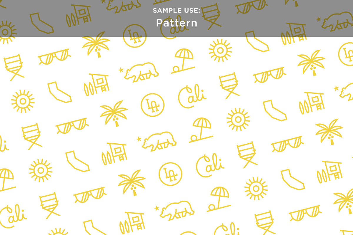 10 California Icon Set, an Outline Icon by Steve Wolf Designs (Photo 7 of 7)