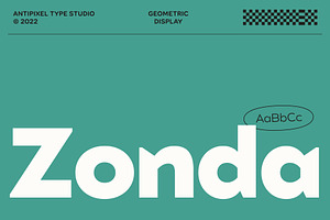 Zonda | Wide Geometric Sans