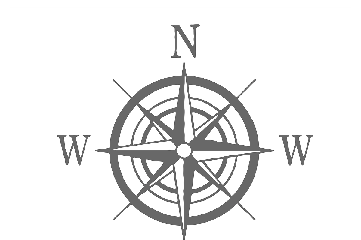 Elegant Compass Icon Design, a Decorative Illustration by CarWrap design (Photo 3 of 3)