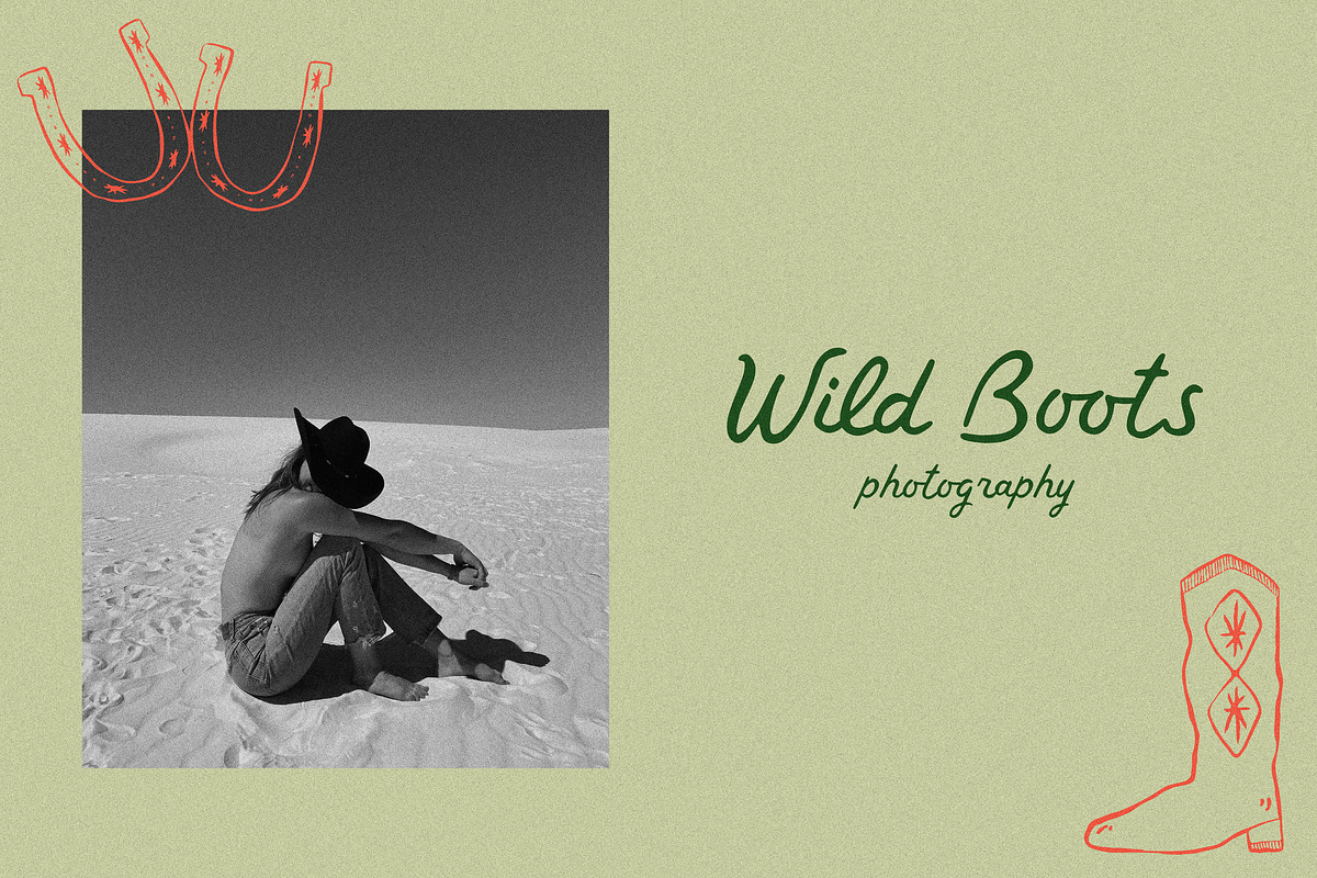 Rodeo Cowgirls // Western Font, a Handwritten Font by PeachCreme (Photo 4 of 10)