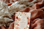Boho 5x7 Invitation card mockup PSD, an Advertising Mockup by Blush Roses Print (Thumbnail 4 of 8)