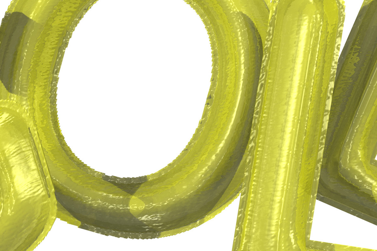 3D FONT | BALLOON | 3D PSD preview 5
