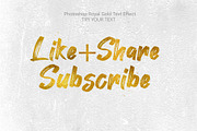 Gold Foil Photoshop Text Effect, a Layer Style Add-On by MRI STUDIO (Thumbnail 16 of 29)