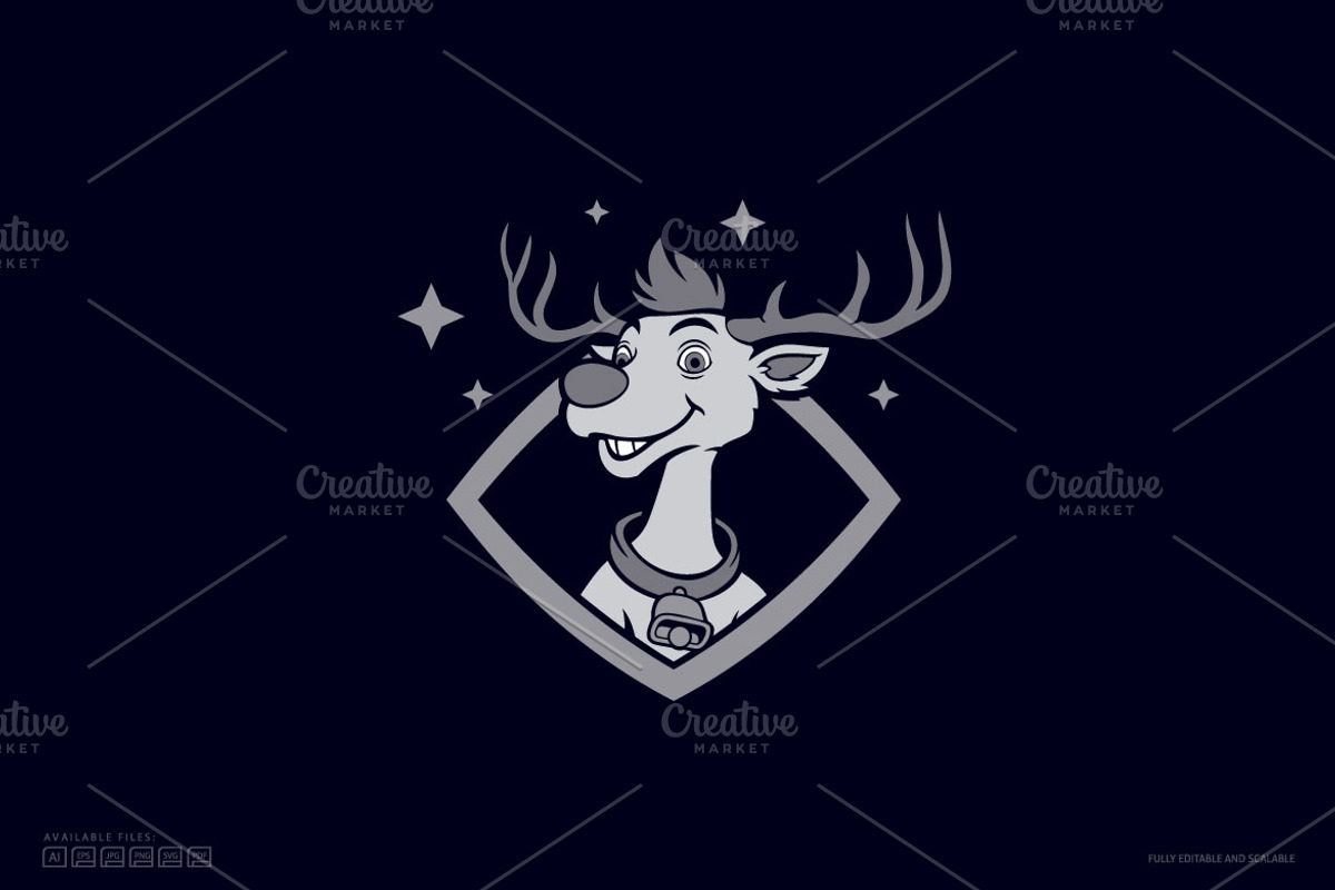 Christmas Buck Logo Template, a Branding & Logo Template by Kongstones_std (Photo 5 of 5)
