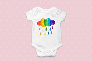 Watercolor Rainbow Clipart & Pattern, an Illustration by ArtIrisArt (Thumbnail 11 of 22)