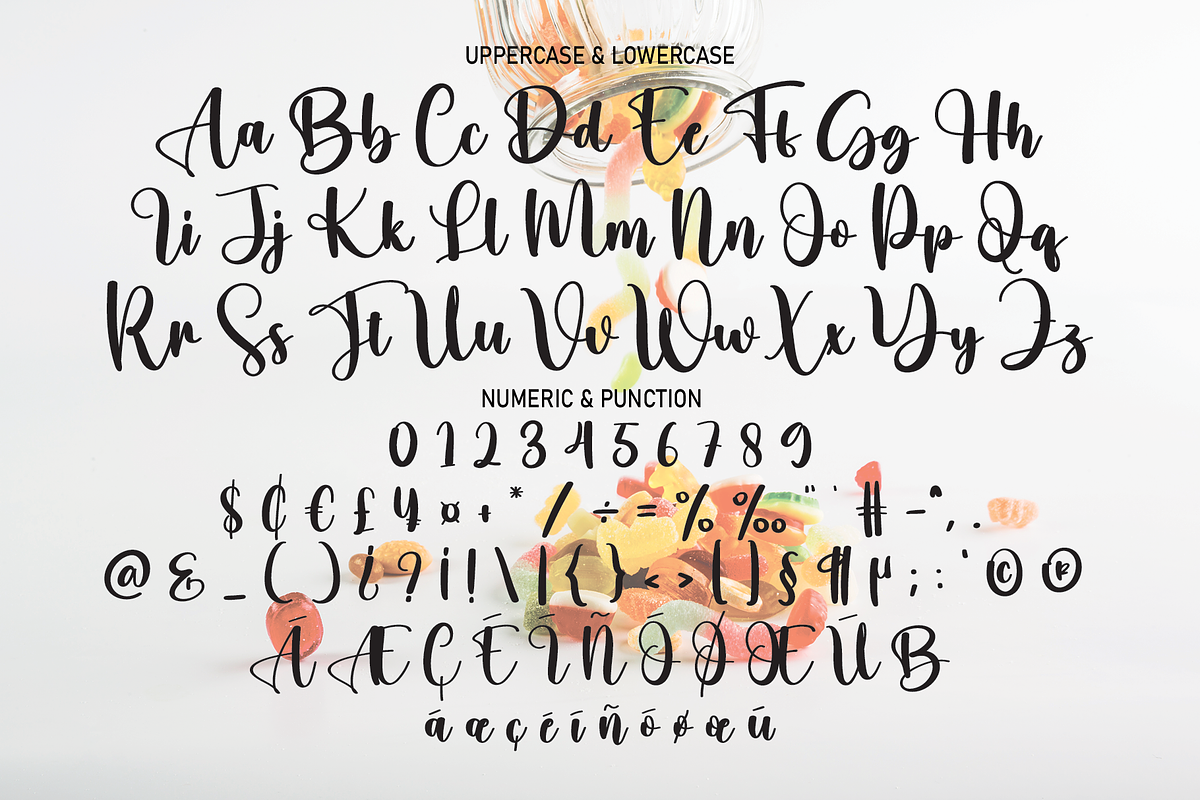 Candy | Script Font, a Script Font by Scratchones (Photo 3 of 8)