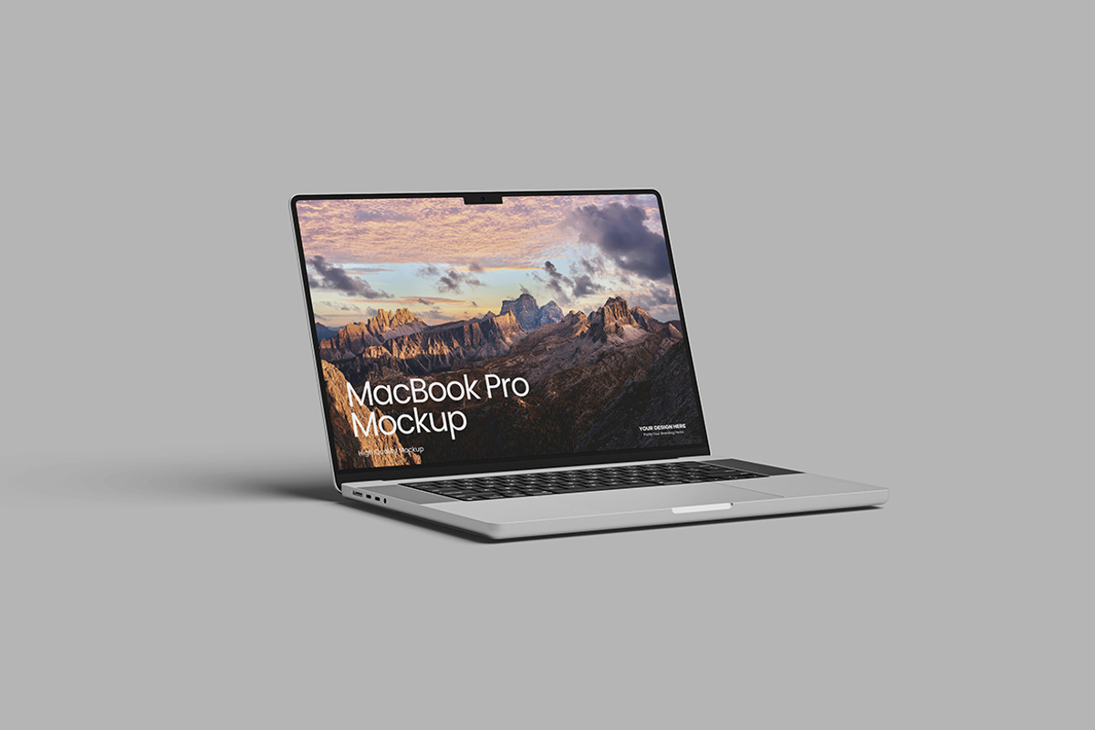 Laptop Mockup, a Mac Mockup by SimpangGraphics (Photo 4 of 9)