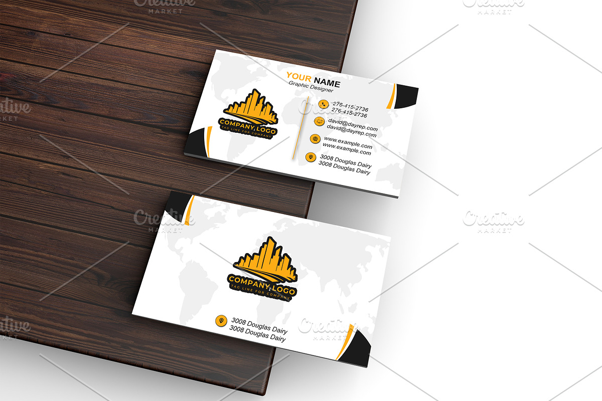 Modern Visiting Card PSD preview 4