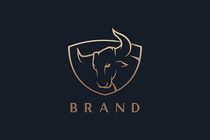 Bull logo template