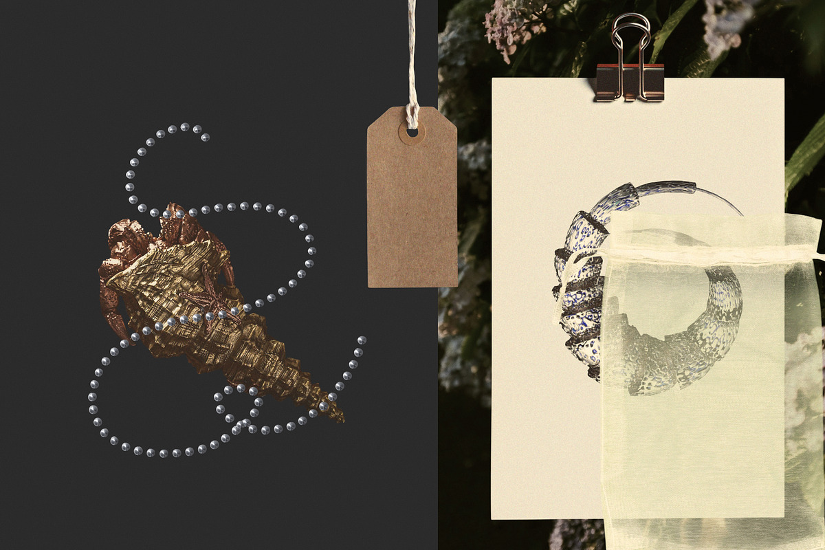 Silver Swirls Charms Collage Kit, an Object Graphic by Anzhelika (Photo 9 of 11)