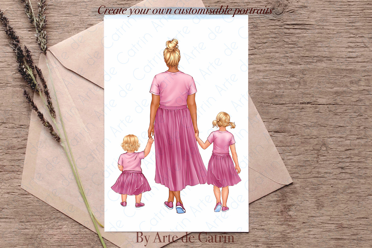 Our Huge Family Clipart, Parents, a Person Illustration by ArtedeCatrin (Photo 10 of 10)