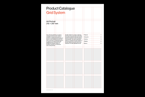 Catalogue Template A4 For InDesign