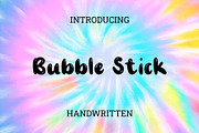 Bubble Stick, a Font by WisnoetypeCo (Thumbnail 1 of 5)
