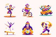 Circus Performer Illustrations, a Person Illustration by Vectors Market (Thumbnail 10 of 10)