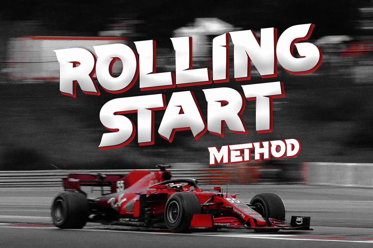 Froza - racing Display Font, a Handwritten Font by Flawless And Co (Photo 10 of 10)