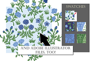 William Morris Blue & Green Pattern2, a Pattern Graphic by RachelStudio (Thumbnail 8 of 10)