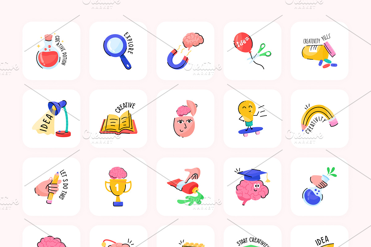Creativity Animated Stickers