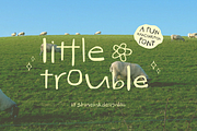 Little Trouble – Quirky Font, a Handwritten Font by shineink.designlab (Thumbnail 1 of 12)