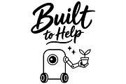Built to Help Robot SVG, an Object Illustration by Ghagra (Thumbnail 2 of 6)