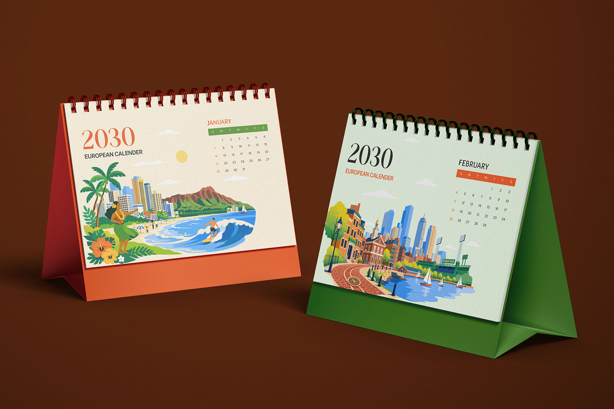 30 Famous US & European Cities, a Transportation Illustration by Vectors Market (Photo 7 of 10)