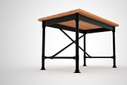 Kullaberg Desk, a Furniture 3D Model by 3D Furnishing (Thumbnail 2 of 8)