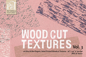 Wood Cut Textures Vol. 3
