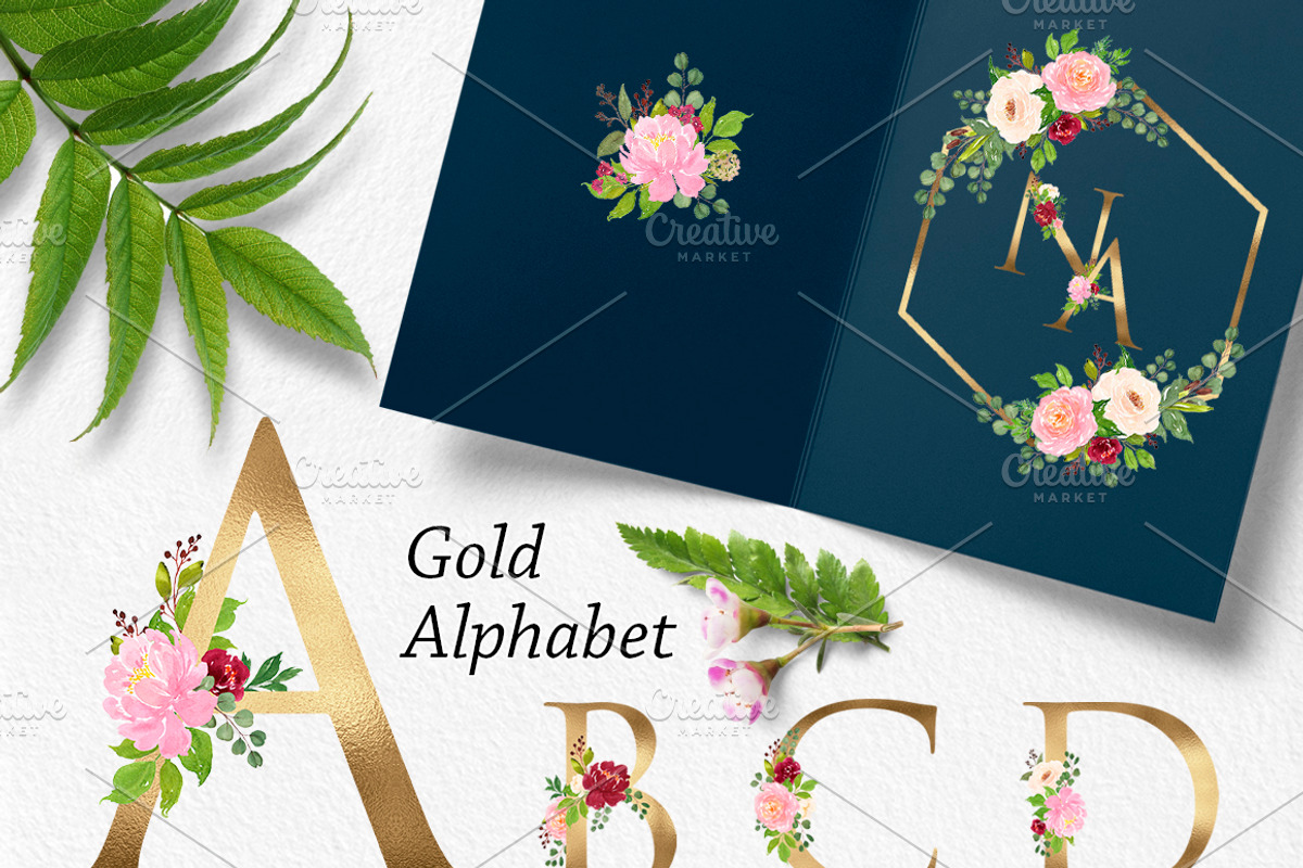 Watercolor Flower Graphic Set, a Decorative Illustration by Elly Studio (Photo 3 of 12)