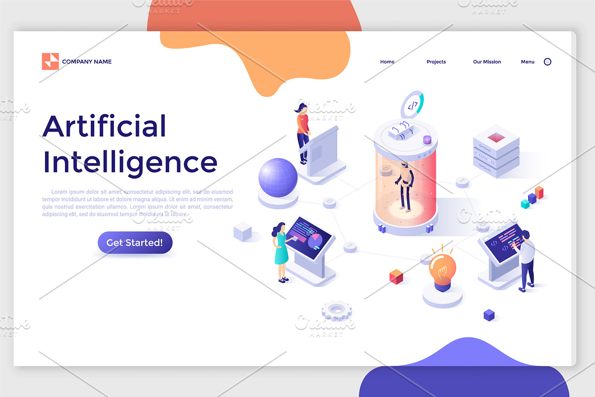 Isometric Solutions Mini. Part 15, a Templates & Theme by Andrew Kras Design (Photo 2 of 16)