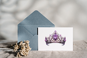 Amethyst Tiara Clipart, a Decorative Illustration by Paper Artsthetics (Thumbnail 3 of 5)