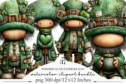 Whimsical St Patricks Day Clipart, an Illustration by Designking (Thumbnail 1 of 5)