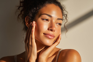 Young woman with glowing skin, a Beauty & Fashion Photo by MistyDay
