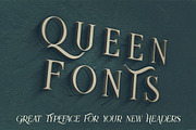 Queen - Display Font, a Serif Font by JumboDesign (Thumbnail 5 of 6)