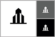 Abstract Skyscraper Building Logo, a Branding & Logo Template by quadrazo (Thumbnail 2 of 2)