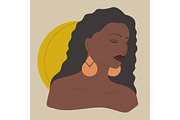 Set of young black women avatar, a Person Illustration by NatalyN (Thumbnail 2 of 4)