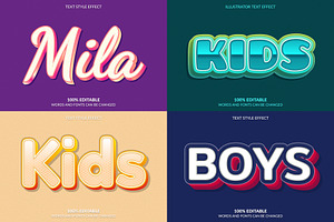 Kids Style Text Effect