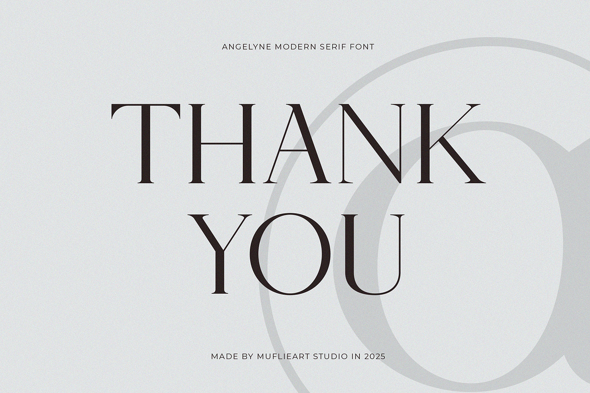 Angelyne - Modern Serif Font, a Serif Font by Muflieart (Photo 8 of 10)