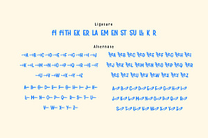 Zekista - Hero Display Font