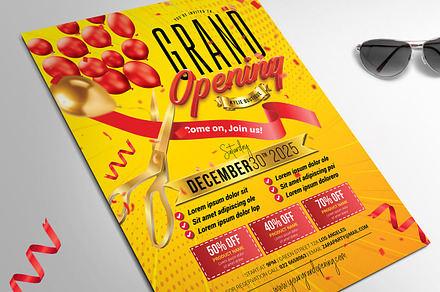 Grand Opening Flyer, a Flyer Template by Aarley Kaiven