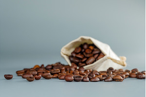 Coffee Beans and a Burlap Sack, a Food & Drink Photo by Rohan Photography