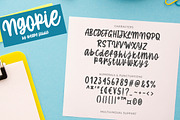 Ngopie - Fun Handwritten Font, a Script Font by Weape Studio (Thumbnail 7 of 8)
