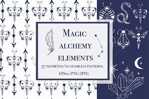 Magic And Alchemy Illustrations